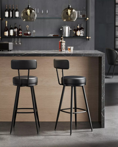 Stilvolle barhocker 2er set - barhocker,