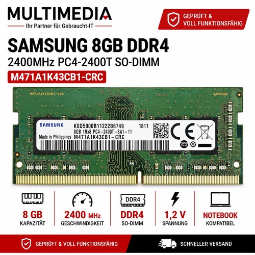 Samsung 8gb ddr4 - ddr4, 2400mhz
