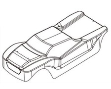 Absima PC Truggy Karosserie