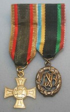 2er Miniaturen-Bandspange BW-