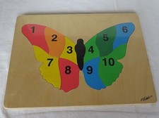 Holz Puzzle Zahlen-Puzzle