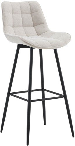 Barhocker dartford stoff creme - stoff,