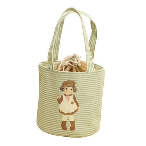 Canvas lunch bag isolierte - canvas,