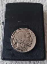 Zippo 90er Jahre mit Indian Head Münze