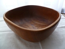 Teakholz schale 60er - teakholz,