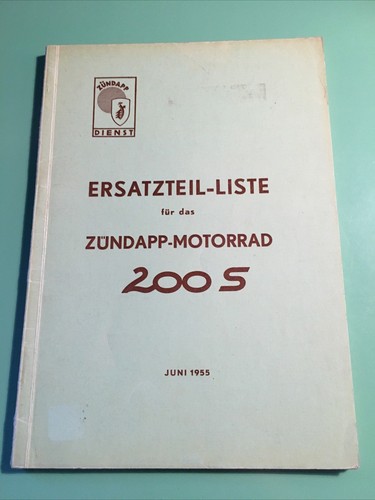 Zündapp 200s ersatzteil liste - 200s,