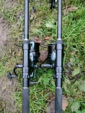 3× Nash Pursuit Custom Karpfenruten 12ft 3,25lbs Alps Rollenhalter Graskarpfen