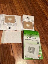 Staubsaugerbeutel  DIV 350  4 Stück + Filter für Dirt Devil, AEG, Progress ...