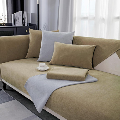 Chenille sofabezug - chenille,
