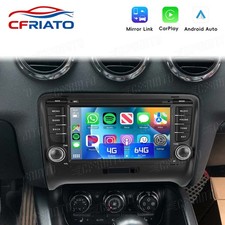 4+64GB Für Audi TT MK2 8J 2006-2014 Android 15 Autoradio 7" Carplay Navi GPS RDS