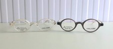 AUTHENTISCHE VINTAGE 2 x FREE FORM Y2K TITAN & ACETAT BRILLE DESIGN GERMANY RARE