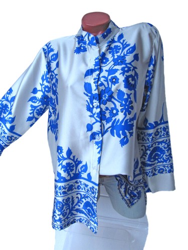 Glanz bluse tunika florales - glanz,