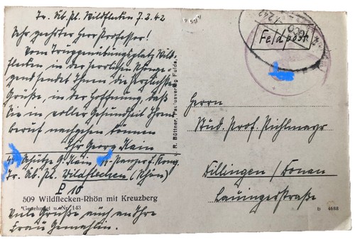Feldpost panzerfahrer - ss,