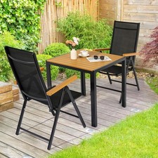 3 Bistroset Alu Gartenmöbel