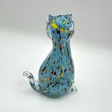 Glas figur katze - katze, sitzend
