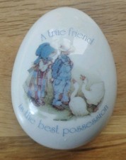 Holly Hobbie Porzellan Ei Blue