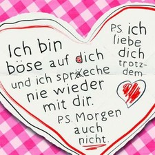 Kühlschrankmagnet Magnet Sticky Jam "Ich bin böse auf dich" 