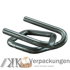 100 Metallklemmen Verzinkt 19
