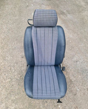 Mercedes W107 Sitz SLC Beifahrersitz blau Teilleder Karositz 