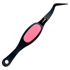Pinzette schwarz pink für