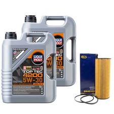 Motoröl Set Top Tec 4200 5W-30 10 Liter + Ölfilter für Audi A8 Q7 VW Touareg 4.2
