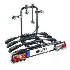 EUFAB Fahrradträger AMBER IV Fahrrad abklappbar 4 Fahrräder  E-Bike geeignet Neu