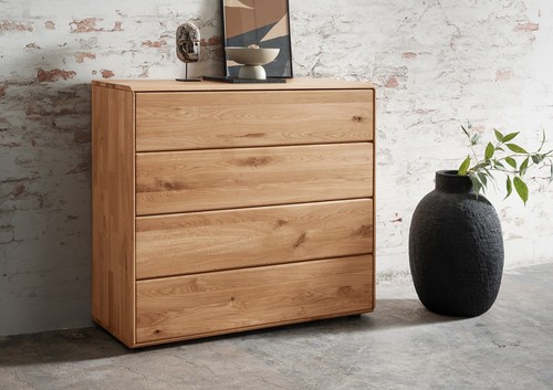 Kommode 100x91cm massivholz - kommode,