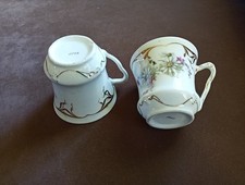 2 Vintage Kaffeetässchen Gold