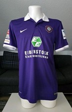 Trikot FC Erzgebirge Aue 2014/15 Home Fink 10 mit Sonderpatch & Unterschriften