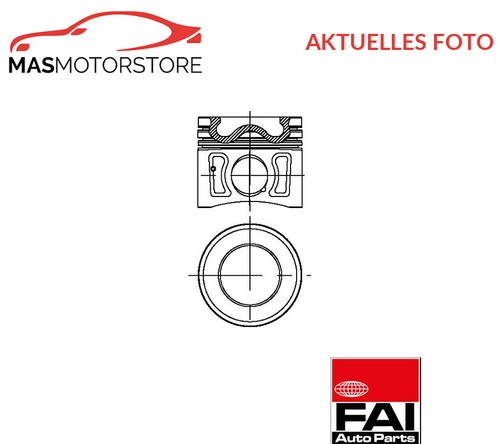 Motor kolben mit ringen - kolben, fai
