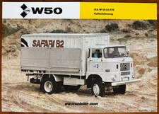DDR-Prospekt KOFFERFAHRZEUG Typ IFA-W-50 LA/ETK VEB IFA Ludwigsf. LKW brochure