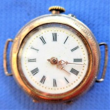 Damen taschenuhr gold 8k - taschenuhr,, gold,