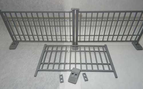 Bauzaun set modellbau - set, 1:22,5