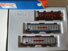 Roco 44104 3-teiliges Set Schiebewandwagen "RAILSHIP" Typ Hbbins / Shimmns*OVP*