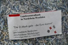 Geschredderte Banknoten DM