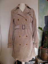 Closed Vintage Samt Trenchcoat