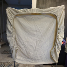 Bettlacken Matratzenbezug cremefarbig 100% Baumwolle 90-100x200 cm