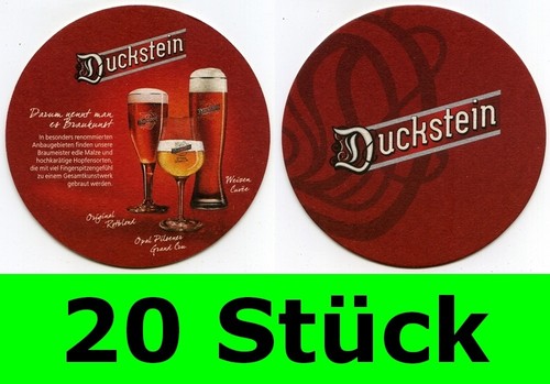 Stück bierdeckel duckstein - bierdeckel,