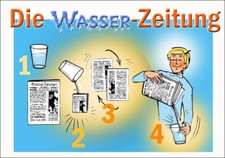 Wasserzeitung - Wasser verschwindet! - verblüfft immer wieder ( 03002) 