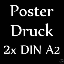 Posterdruck Plakatdruck Bilderdruck  200g/m² 2x DIN A2