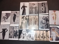 14 (Post-) Karten mit Mode / Frauen 40er / 50er / 60er Jahre