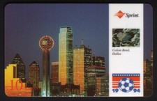 10u Fußball Int ' L: Weltcup USA Baumwolle Bowl Dallas Texas 05/94 Used Telefon