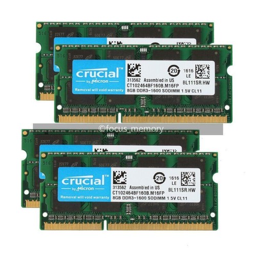 Crucial 16gb 204pin ram - 8,