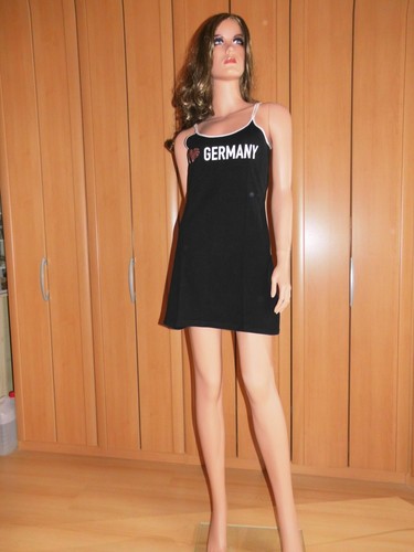 Damen nachthemd schwarz i - nachthemd, –