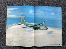 BUNDESWEHR LUFTWAFFE POSTER TRANSALL C-160 LTG 63(50+62) , FLUG ÜBER WATTENMEER