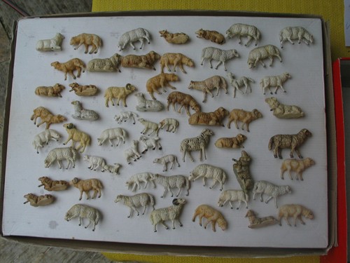 Alte krippenfiguren aus - ,