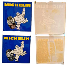 2x Michelin Bibendum Aufkleber