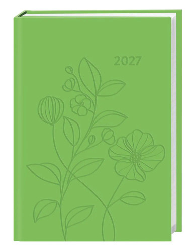 Kalenderbuch grün 2027 - a7,