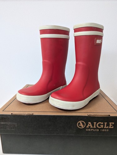 Aigle kinder gummistiefel - kinder, rot