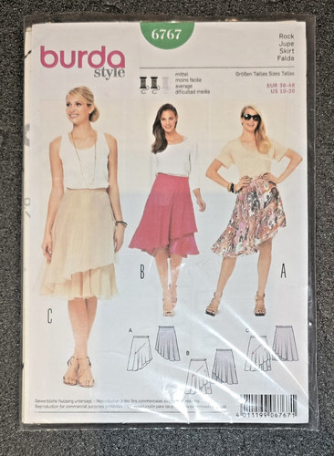 Schnittmuster 6767 burda style - schnittmuster,
